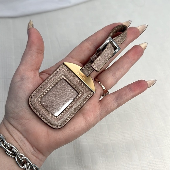 Prada Leather Purse Charm / Luggage Tag / Keyring - Picture 6 of 8